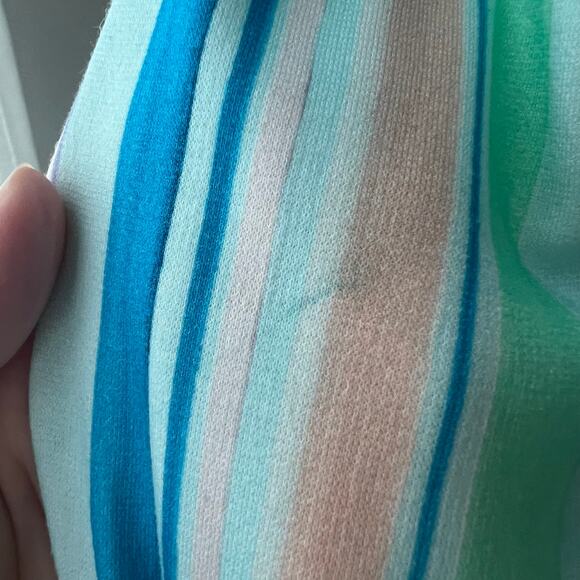 Peter Pilotto Mint Striped Tunic Top - Picture 8 of 8